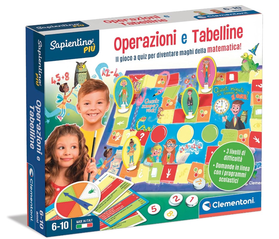 CLEMENTONI SAPIENTINO - OPERAZIONI E TABELLINE